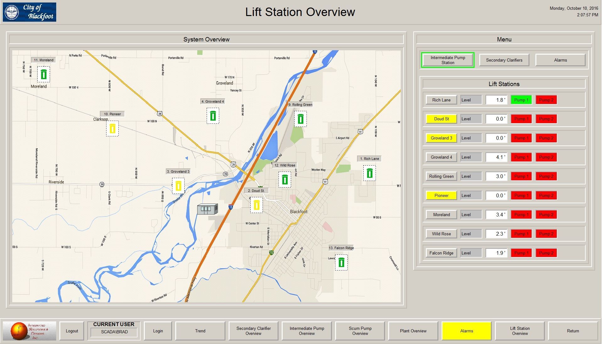 SCADA Screenshot